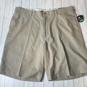 NWT PGA Tour Mens Tech Cargo Golf‎ Shorts Sz 38 Pro Series Rock Taupe